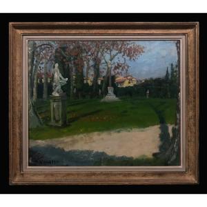 Masuki Komatsu (19th-20th Centuries) - The Boboli Sculpture Garden, Florence