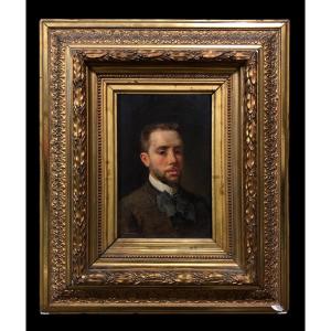 Ignacio León Y Escosura (1834-1901) - Portrait Of A Friend