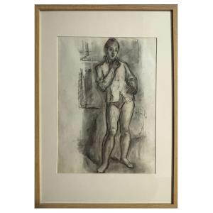 Pedro Mozos (1915-1982) - Portrait In Underpants