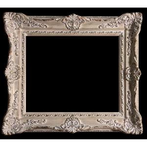 Elegant White Frame - France, C. 1950
