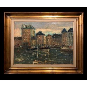 Decamps (xx) - View Of The Port Of Antwerp
