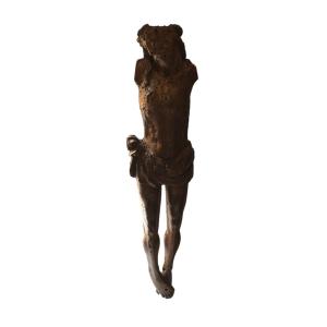 Franco-flemish School (16th-16th Centuries) - Large Oak Christ Sculpture