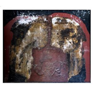 School Of Abstract Informalism (1980s) - Large Teluric Mural