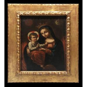 	 Spanish Colonial School (c. 1650) - The Virgin As The Woman Of The Apocalypse