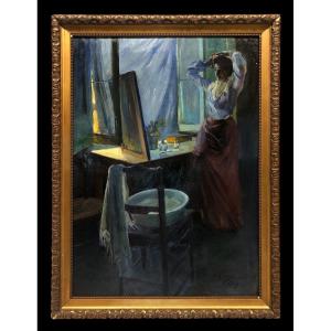 Gumersindo Pardo Reguera (1847-1916) - "ah... I Laugh To See Myself So Beautiful..."