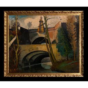 A. Perret (19th-20th Centuries) - The Problem Of The Two Bridges