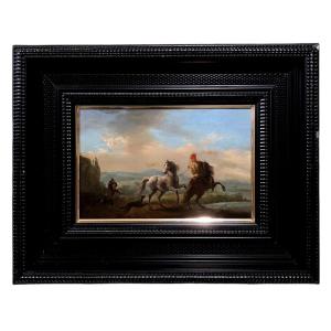 Jan Van Huchtenburg (1647-1733) Circle Of - The Wild Horse