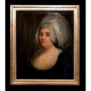 Parisian School (c. 1770) - Portrait Of A Lady In A Turban
