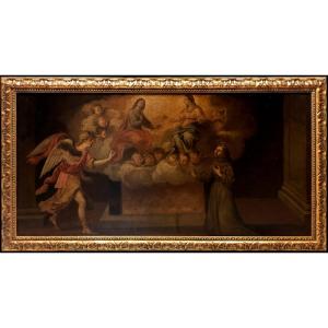 Seville School (circa 1640) - The Vision Of Saint Francis Of Assisi