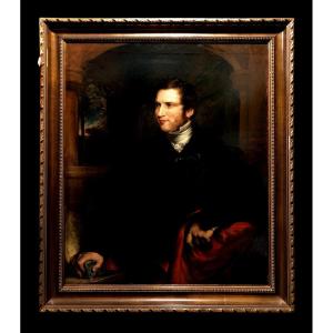 John Linnell (1792-1882) - Portrait Of The Architect Decimus Burton