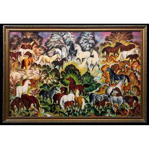 European School (1960s) - Horse Paradise (after Walter Thomas Foster)