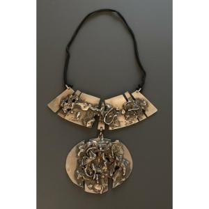 José Abad (1942-2025) - Necklace - Bronze Sculpture