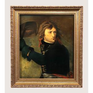 	 French School (19th-20th Centuries) - Napoleon At The Bridge Of Arcole (after Antoine-jean Gros)