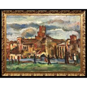 Tosca Tillony (1902-?) - Rome. Ruins Of Campidoglio