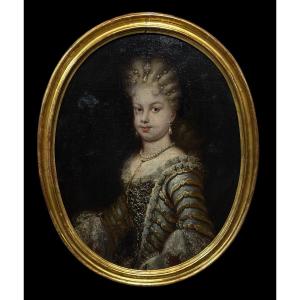 Miguel Jacinto Meléndez (1679-1734) Attributed To - Marie Louise Gabrielle Of Savoy, Queen Of Spain