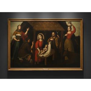 Master Of Upper Peru (c. 1700) - The Adoration Of The Shepherds