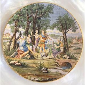 Angelo Minghetti (1822–1885) - Grand Plateau Scene: The Myth Of Orpheus