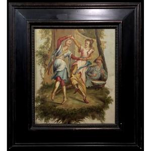 	 European School (c. 1900) - Chinese Dance (after A Panel By Christophe Huet)