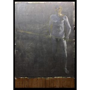 Contemporary French School - Monumental Nude 