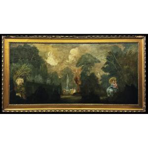 école Française (c. 1880) - The Secret Love Game