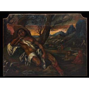 Roman School (circa 1720) - The Four Parts Of The World: An Allegory Of America