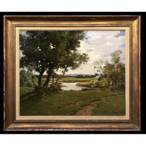 Paul André Jean Eschbach (1881-1961) - Aubord De l'Eau