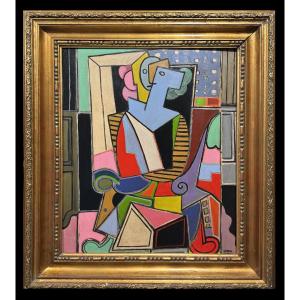 école Postcubiste (xx) - The Woman Who Waits