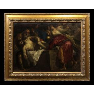 European School (xix) - The Burial Of Christ (after Tiziano Vecellio)
