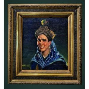 Orientalist School (1930s) - Woman From North Africa