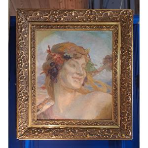 “bacchante” By Louis Joseph Prat, Known As Loÿs Prat (1879-1934)