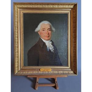 Portrait Of Jean Tarteiron (1734-1822) Late 18th Century.