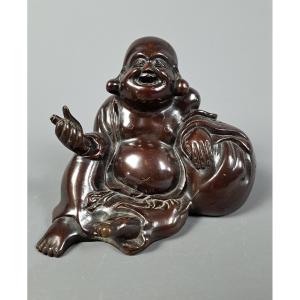 "hotei", Happy Buddha, Of Happiness Or Laughing, In Bronze.