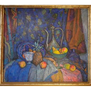 20th Century Russian School, "still Life With Fruit".