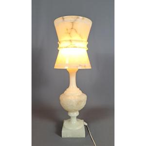 Large Alabaster Lamp From The Late 1960s.