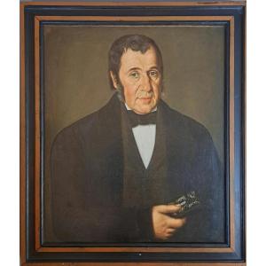 Portrait Of A Gentleman, Late 19th Century.