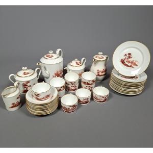Part Of A Coffee/tea Service And Dessert Plates From The Damon Et Delente Company In Paris.