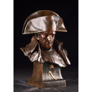 Bust Of Napoleon Bonaparte, Signed By Paul Ludwig Kowalczewski (1865 - 1910) 