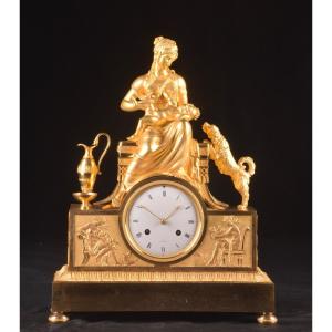 A Fine Early 19th Century French Gilt Bronze Clock