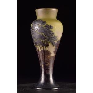 émile Gallé (1846-1904), Large Art Nouveau Vase