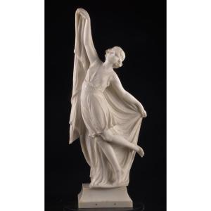 19th-century Florentine Marble Figure By Dante Zoi