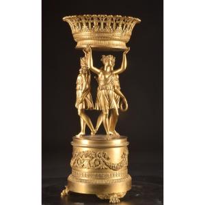 Gilt Bronze Centerpiece, Empire Period, Early 19th Century, Attributed To Philippe Thomire