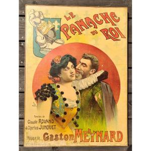 Large Poster Of Henri IV The King's Plume Published By Faria