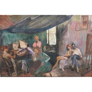 The Studio Of The Artist Richard Durando Togo 97x146