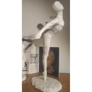Hubert Yencesse Plaster Sculptures Of The Dancer Nicole Amigues 