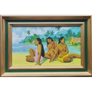 Tahiti Rui Juventin Tahitian Women Like Gauguin