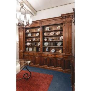 Louis XVI Style Bookcase In Mahogany