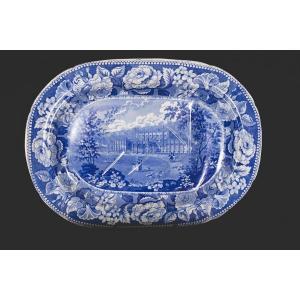 Large English Earthenware Meat Dish