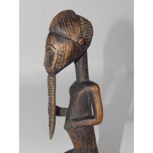 Baulé Statue Ivory Coast, Tribal Art: Collection Of A Nice Amateur