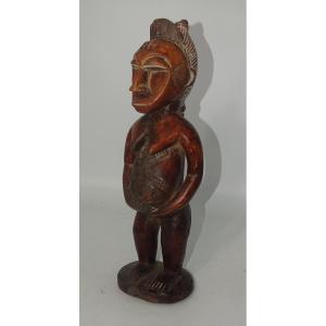 Baoulé Statue?, Origin Unknown, Collection Of Doctor Jean Redor.