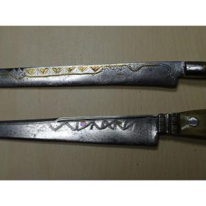 Set Of 2 Flissa Kabyle Sabres From The 19th Century